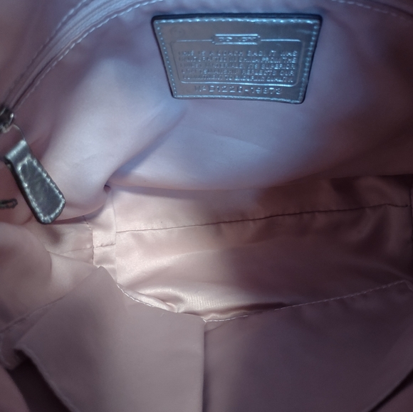 Coach Poppy Sateen Signature Monogram Crossbody Bag - Picture 11 of 13